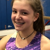 Image of Mazie Phillips at Ocean State School of Gymnastics Center